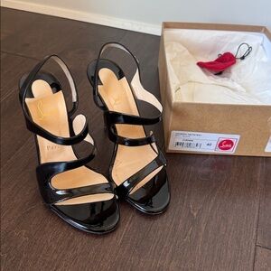 Christian Louboutin Glossy Black Heels